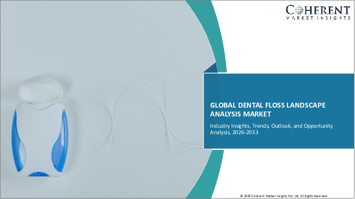 表紙：デンタルフロス市場：製品別、販売チャネル別、地域別