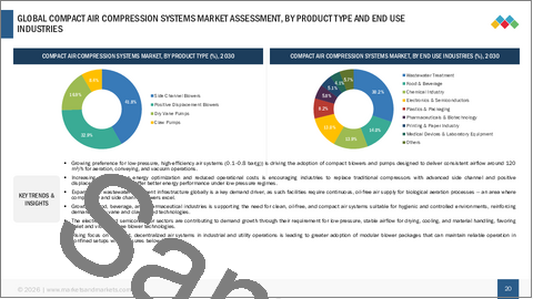サンプル1：小型空気圧縮システムの世界市場：製品タイプ別、圧力別、エンドユーザー別、地域別 - 予測（～2030年）