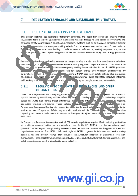 サンプル2：歩行者保護システムの世界市場：技術別、構成部品別、車両タイプ別、EVタイプ別、地域別 - 2033年までの予測