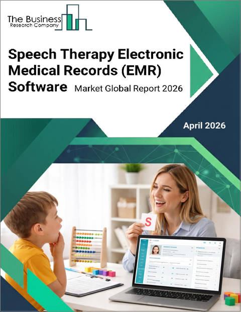 表紙：スピーチセラピー電子医療記録（EMR）ソフトウェアの世界市場レポート 2026年