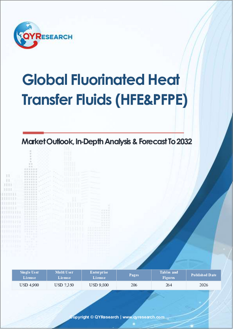 表紙：世界のフッ素系熱媒体（HFEおよびPFPE）市場の展望、詳細な分析、および2032年までの予測