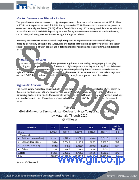 サンプル2：半導体製造の調査レビュー：2025年