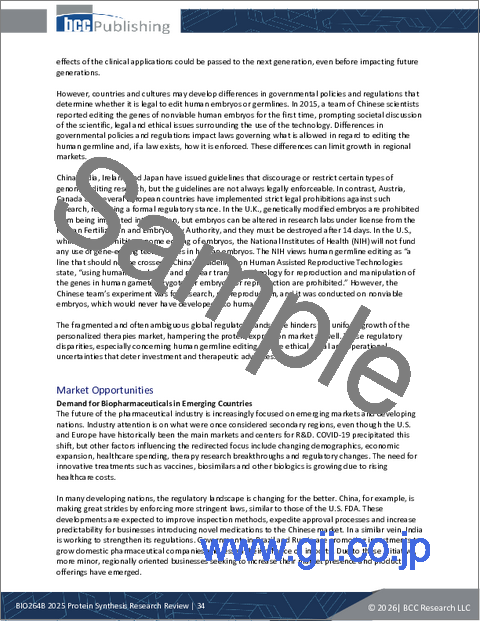 サンプル1：タンパク質合成の調査レビュー：2025年