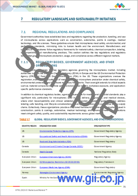 サンプル2：マイクロスフィアの世界市場：タイプ別、原材料別、用途別 - 予測（～2031年）