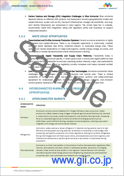 サンプル1：アンモニアの世界市場：タイプ別、販売チャネル別、最終用途産業別、地域別 - 予測（～2031年）