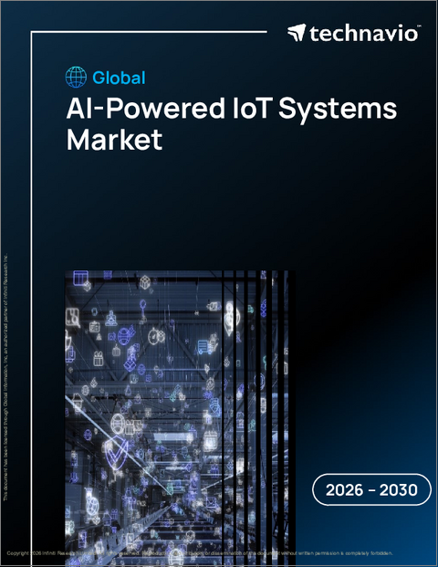 表紙：AI搭載IoTシステムの世界市場 2026年～2030年