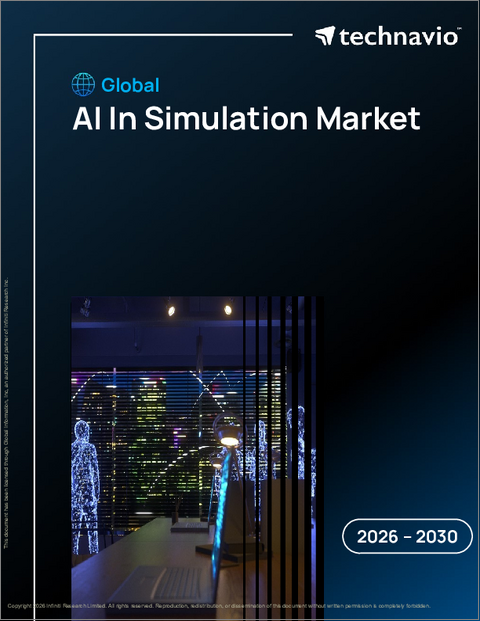 表紙：AIシミュレーションの世界市場 2026年～2030年
